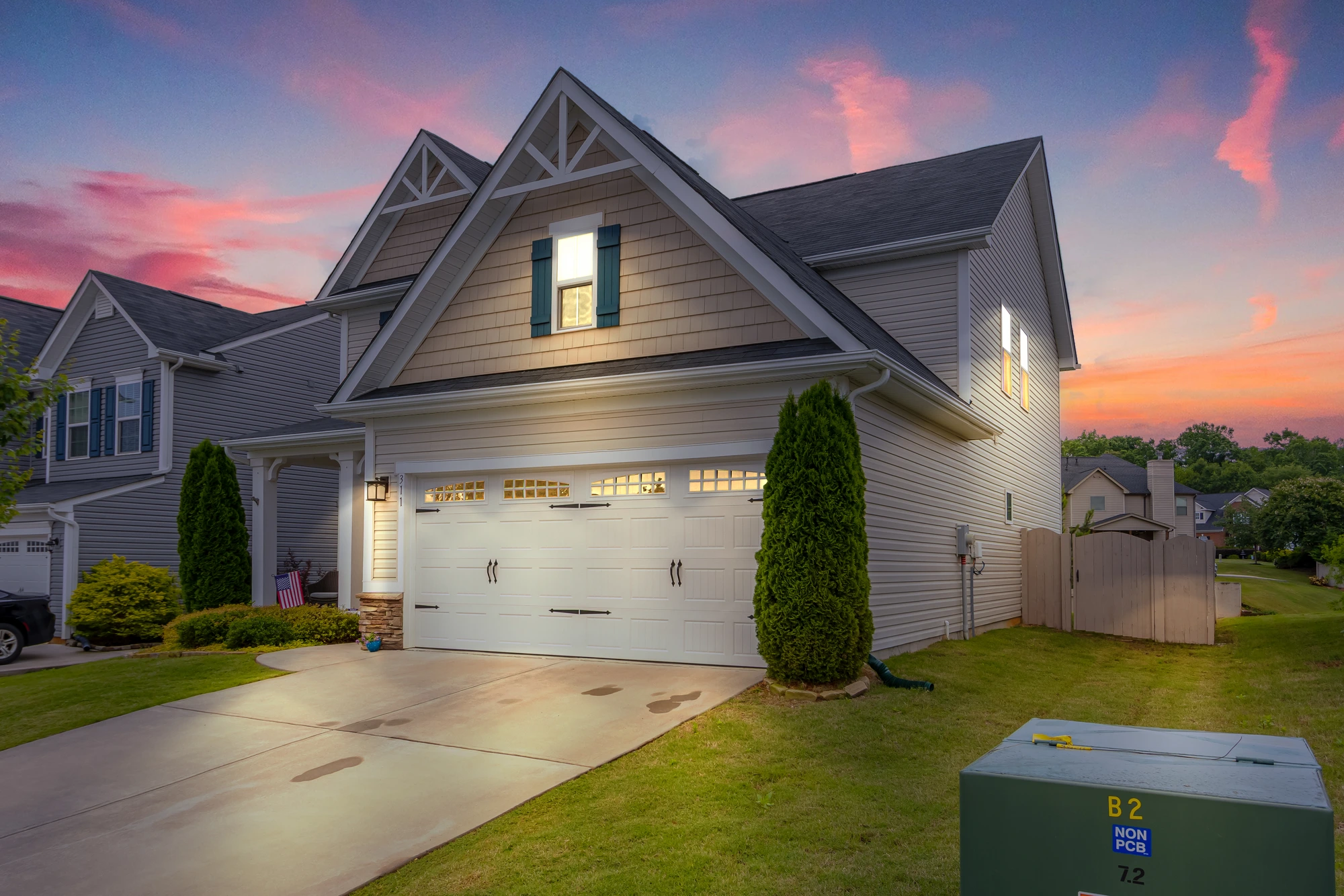 After — professionally edited real estate photograph